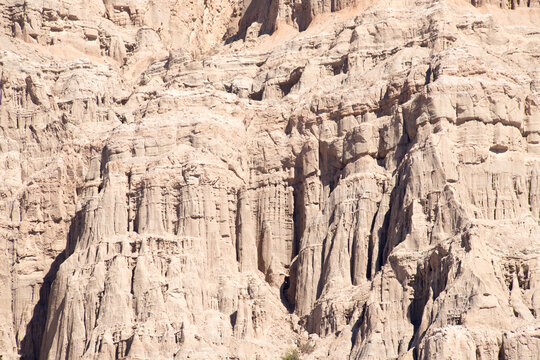 Rock formations and natural landscape in the Puna landscape in the Catamarca province, Argentina