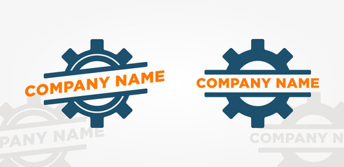 Simple and Modern Gear Logo Design for your business