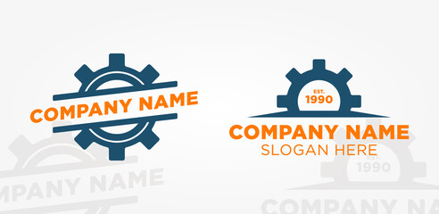 Simple and Modern Gear Logo Design for your business