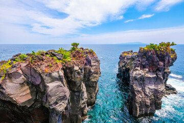 静岡県伊東市の城ヶ崎海岸