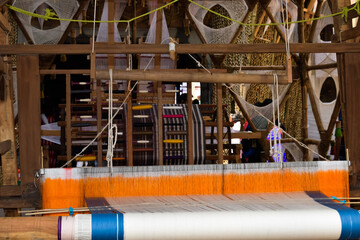 Fototapeta premium Weaving machine