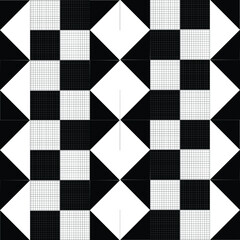 Seamless Geometric Pattern with Squares