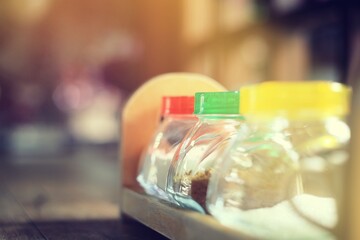 bottles of sugar