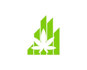 financial bar with cannabis inside