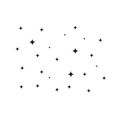 Sparkles Stars Vector Icon