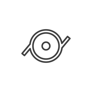 Epicene gender line icon. linear style sign for mobile concept and web design. Epicene outline vector icon. Symbol, logo illustration. Vector graphics