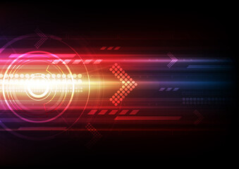 automation technology abstract background