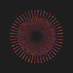 Radial design element, burst, sunburst