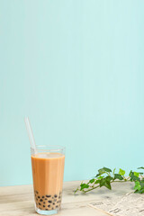 Tapioca drink. Brown.　タピオカドリンク ブラウン