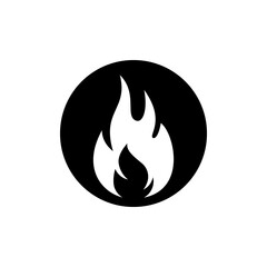 Fire Flame Logo Design Vector Template