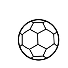 Fototapeta premium soccer ball - sport icon vector design template