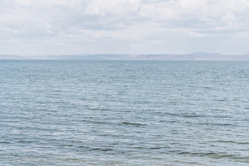 sea waves and clouds