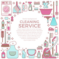 Household cleaning supplies