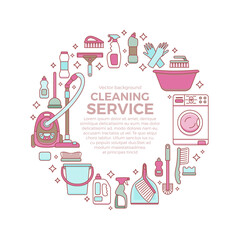 Household cleaning supplies