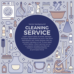 Household cleaning supplies