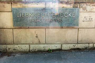 Liebknecht Bridge in Berlin
