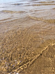waves on the beach