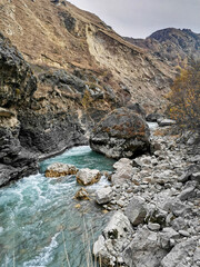 river in the mountains