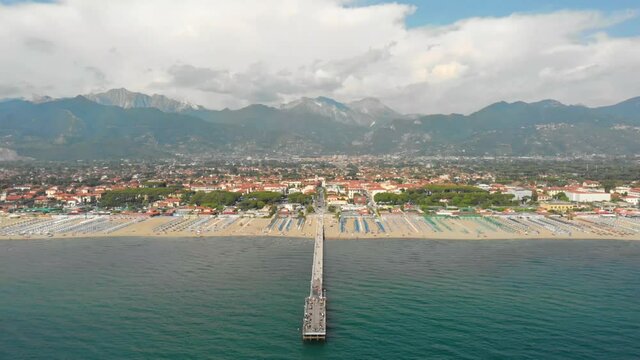 Beautiful city in Italy, Forte dei Marmi