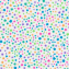 Colorful pattern with different shapes objects. Texture background for textile, print, paper, fabric background, wallpaper
