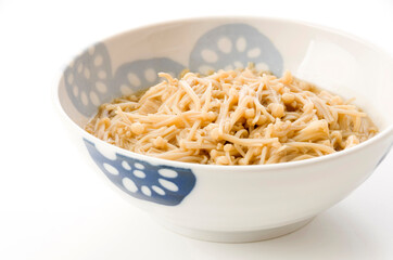 エノキの出汁醤油煮（なめたけ）