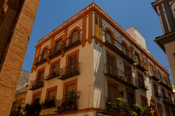 old building in seville spain