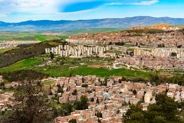 Fototapeta na wymiar Panorama of Constantine, the capital of Constantina Province, north-eastern Algeria