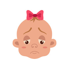 Fototapeta premium Baby facial expression