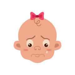 Baby facial expression