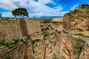 Nature of Constantine, the capital of Constantina Province, north-eastern Algeria