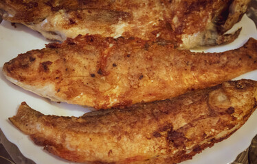 three crusty big fish