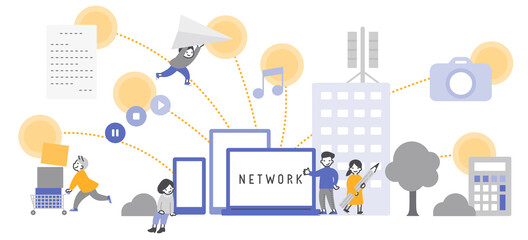 ネットワークにまつわる町・人物