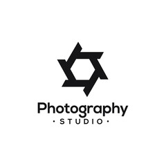 Obraz premium creative abstract silhouette camera photography logo
