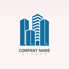 Building Creative construction logo design vector template