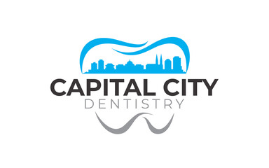 Obraz premium Health dental logo design