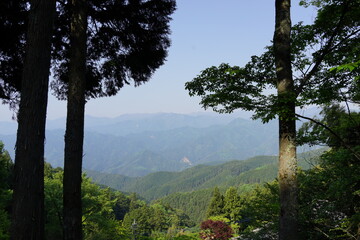 Obraz premium 登山 山登り 風景 眺め 眺望