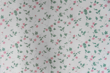 vintage wallpaper texture - seamless pattern with flowers