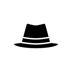 Happy Fathers Day symbol. hat vector icons. Design vector