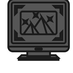 computer monitor icon