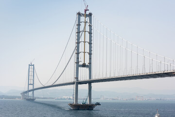 Osmangazi Bridge (Izmit Bay Bridge). IZMIT, KOCAELI, TURKEY.
