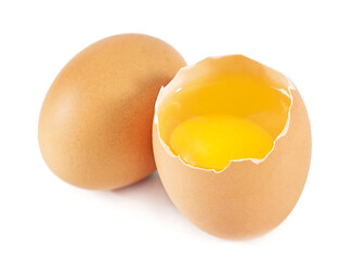 egg isolated on white