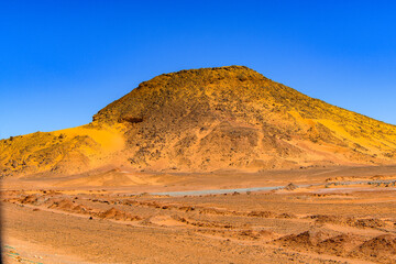 Beautiful view of the Sahara desert