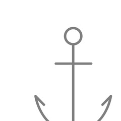 anchor on white