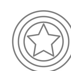 star of  icon vector for web and apps