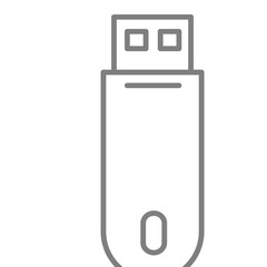 usb icon vector for web and apps