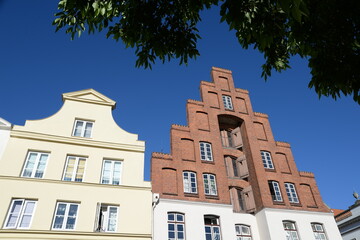 Fototapeta premium Häuser in Luebeck
