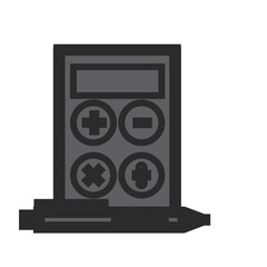 Obraz premium calculator and money icon vector for web and apps