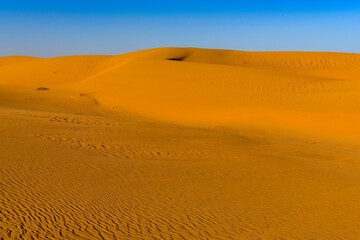 Amazing view of the Sahara desert