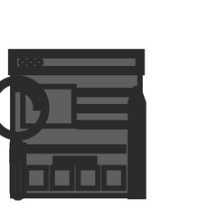 illustration of an old movie projector