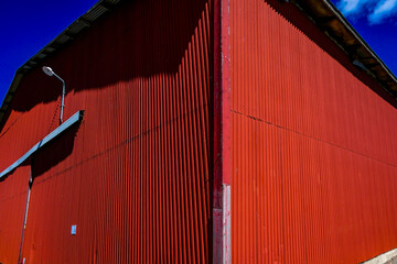 Kalix, Sweden A red barn and siding